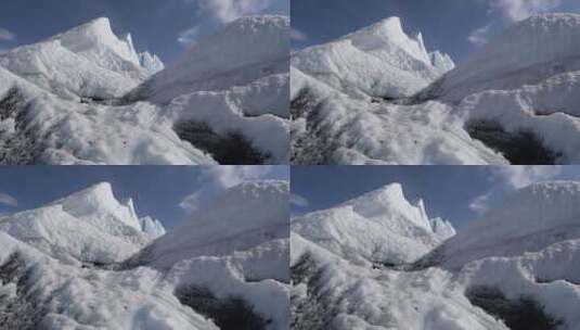 冰山流水视频片段高清在线视频素材下载