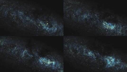旋转银河光斑粒子高清在线视频素材下载
