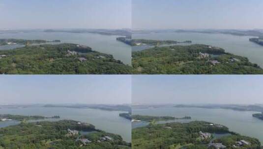 武汉东湖景区5A景区航拍高清在线视频素材下载