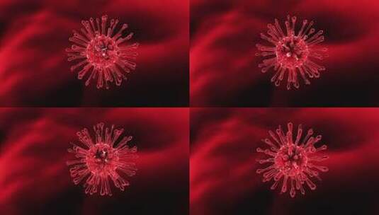 新型冠状病毒三维动画高清在线视频素材下载