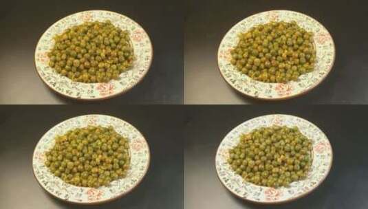 青豌豆食物高清在线视频素材下载