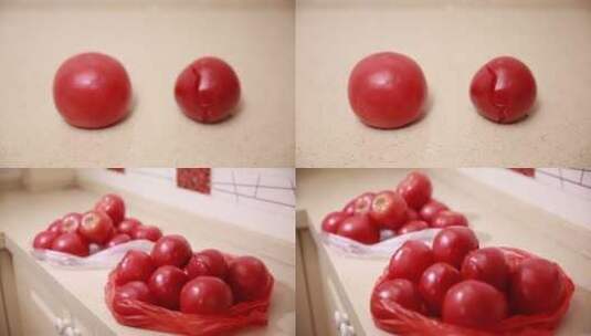 【镜头合集】腐烂了的西红柿高清在线视频素材下载