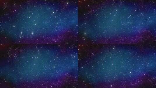 蓝色银河 流星 星空 唯美星空 宇宙高清在线视频素材下载