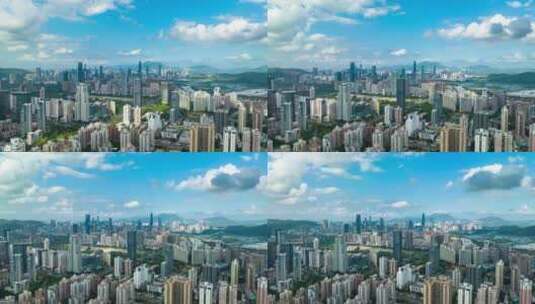 4K深圳地标建筑航拍延时高清在线视频素材下载