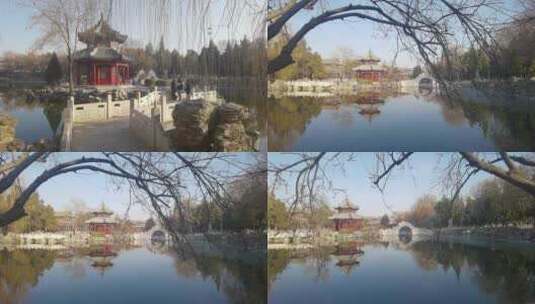 中式古典园林高清在线视频素材下载