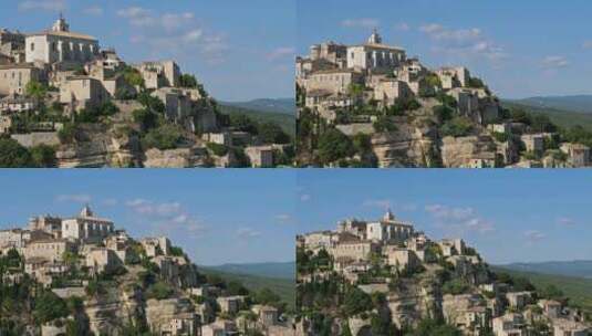 Gordes，Vucluse，Luberon；法国普罗旺斯高清在线视频素材下载