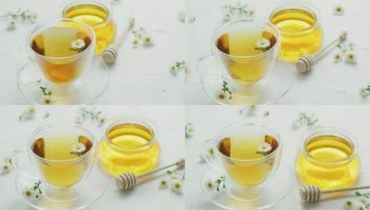 蜂蜜水 蜂蜜茶高清在线视频素材下载