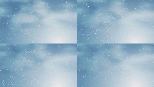 冬季天空下雪背景高清在线视频素材下载