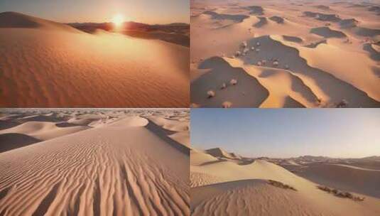 沙漠日出高清在线视频素材下载