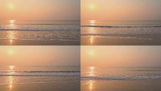 阳光大海沙滩海浪高清在线视频素材下载