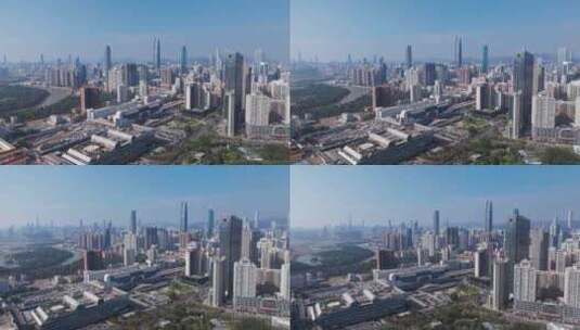 深圳城市建筑航拍高清在线视频素材下载