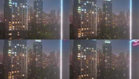 上海顶级豪宅黄浦江江景房高清在线视频素材下载