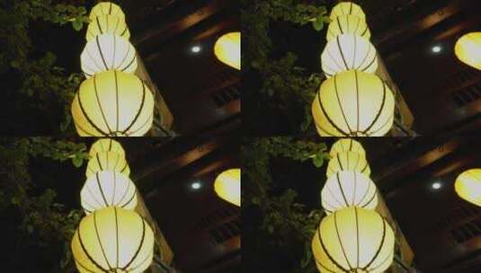 灯罩，灯，圆形，黄色高清在线视频素材下载