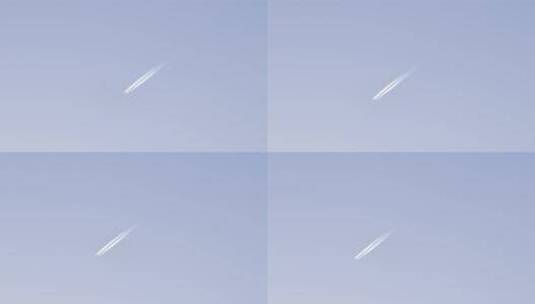 天空中的喷气式飞机高清在线视频素材下载