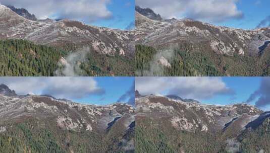 川西雪山-阿坝州若巴藏拉克山高清在线视频素材下载