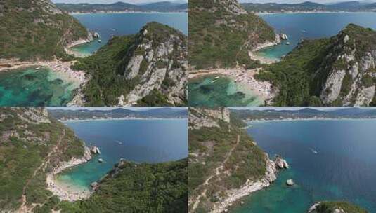 Porto Timoni Beach，高清在线视频素材下载