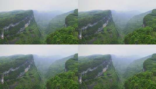 重庆武隆天生三桥景区高清在线视频素材下载