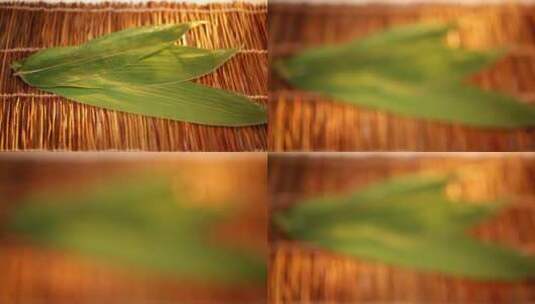 端午 粽子叶 苇叶 食品安全 包粽子 (2)高清在线视频素材下载