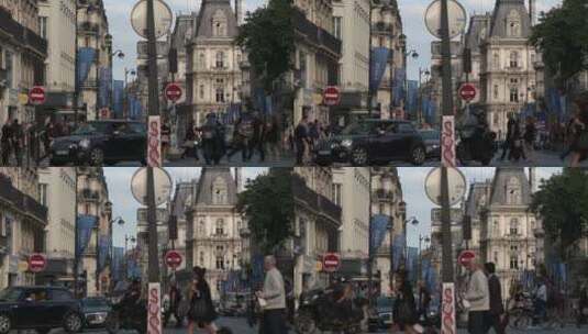 法国的街道高清在线视频素材下载