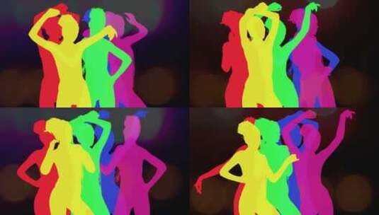 闪亮的女人在跳舞 高清在线视频素材下载