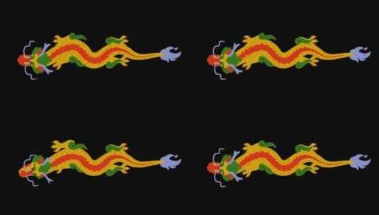 中国龙年画高清在线视频素材下载
