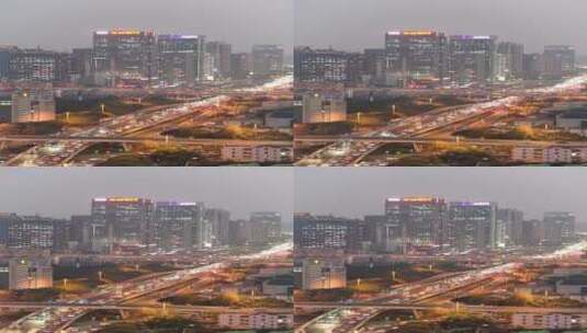 广州城市风光夜景高清在线视频素材下载