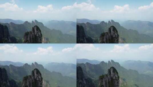 湖南莽山五指峰景区4k航拍高清在线视频素材下载