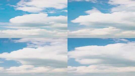蓝天白云户外空镜延时摄影高清在线视频素材下载