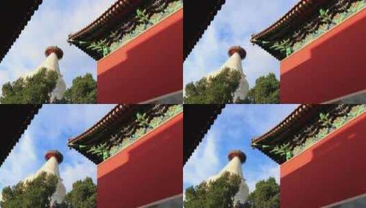 北京古风建筑延时高清在线视频素材下载