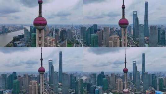 上海地标东方明珠高清在线视频素材下载