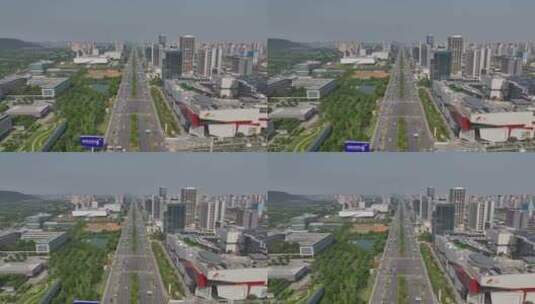 武汉高新大道日景，平视直推镜头高清在线视频素材下载