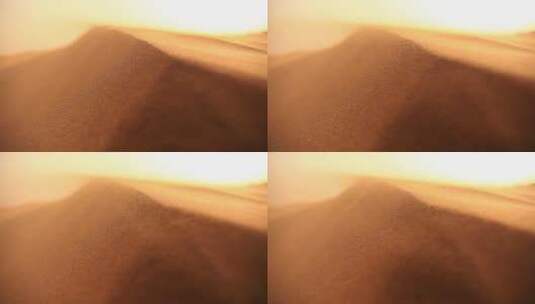 风沙沙漠自然沙黄沙漫天飞舞高清在线视频素材下载