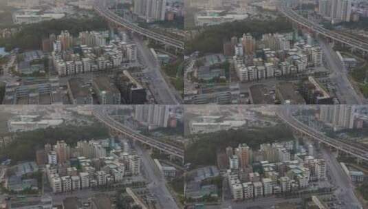 航拍深圳城市建筑设计高清在线视频素材下载