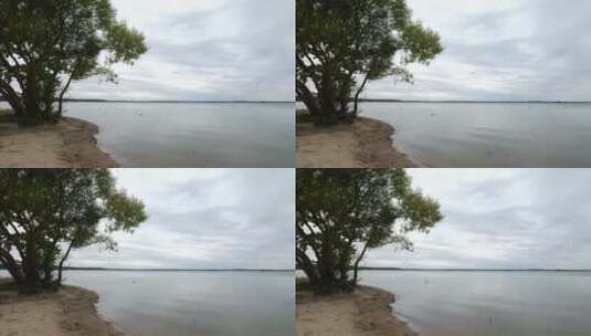 欧洲风景 白俄罗斯湖边高清在线视频素材下载