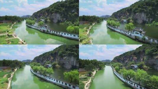 绍兴市东湖风景区高清在线视频素材下载