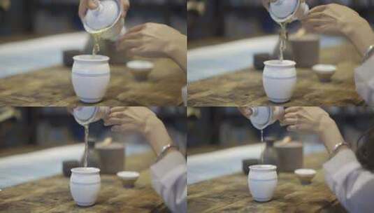 茶道茶具茶叶高清在线视频素材下载