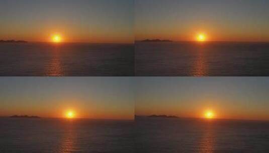 清晨日出 海上日出高清在线视频素材下载