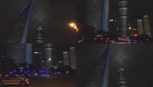 上海夜晚景观高清在线视频素材下载