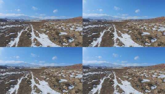 冬季高山牧场高清在线视频素材下载