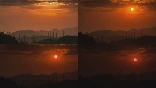 惠州南山日落高清在线视频素材下载