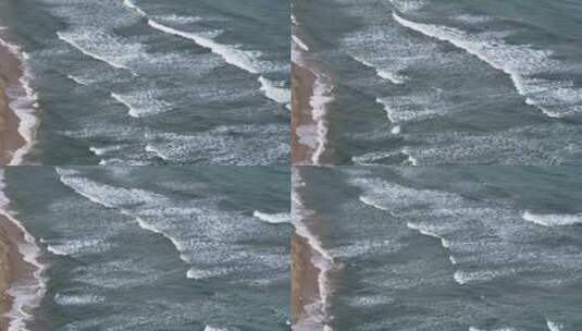 海浪俯瞰高清在线视频素材下载