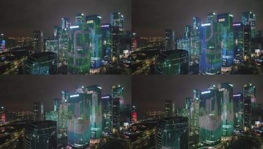 深圳前海夜景高清在线视频素材下载
