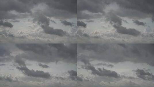 天空乌云飘动将要下雨云层云朵天气变化气象高清在线视频素材下载