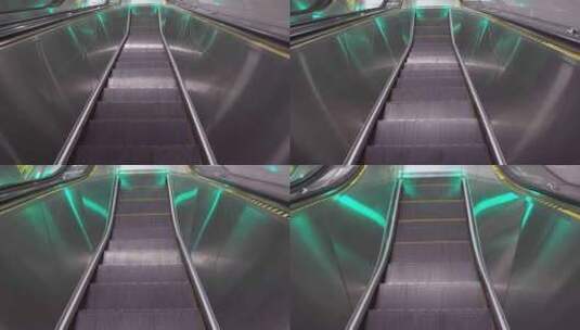 下行电梯扶梯高清在线视频素材下载