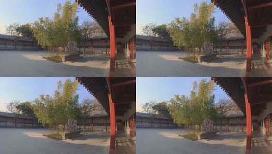中式古庭院高清在线视频素材下载