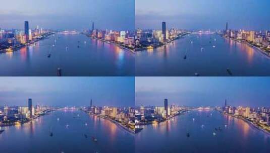 湖北武汉城市延时高清在线视频素材下载