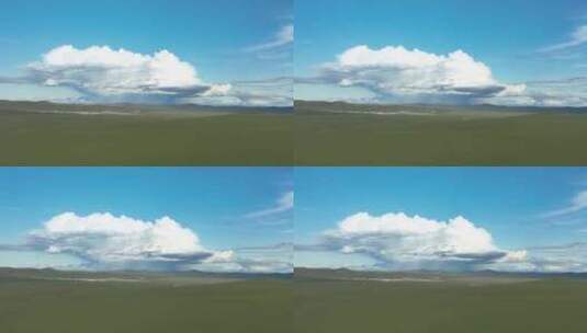 草原牧场蓝天白云高清在线视频素材下载