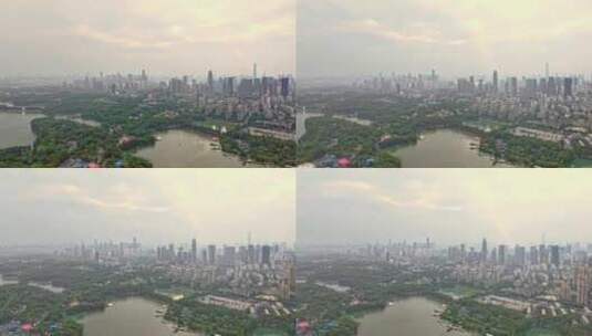 武汉东湖全景航拍延时高清在线视频素材下载