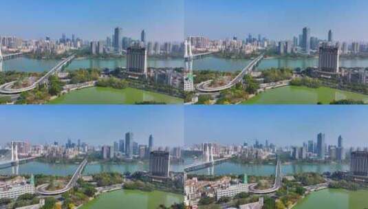 4K航拍广东惠州东江两岸风光5高清在线视频素材下载