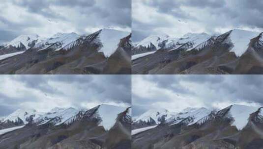 新疆雪山高清在线视频素材下载